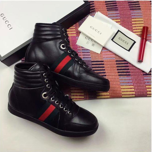 2017 gucci women Sneakers shoes in Calfskin leather