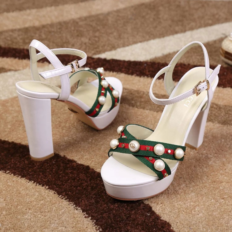 2017 gucci women high-heeled Sandals