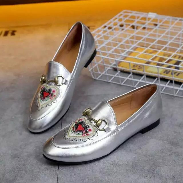 2017 gucci women shoes in Calfskin Leather