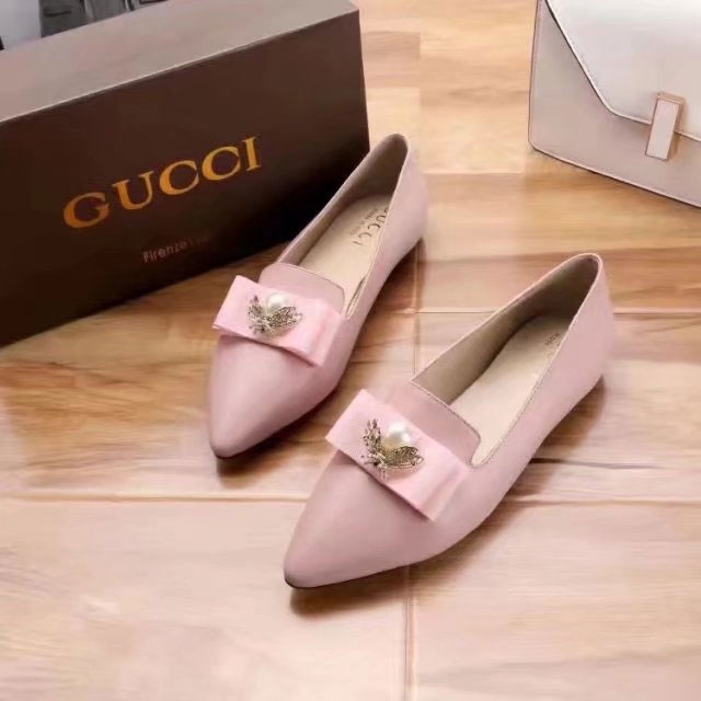 2017 gucci women shoes in Calfskin leather