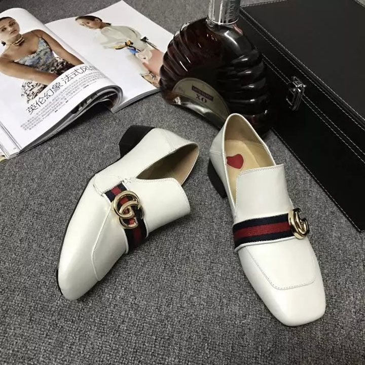 2017 gucci women shoes in Calfskin leather