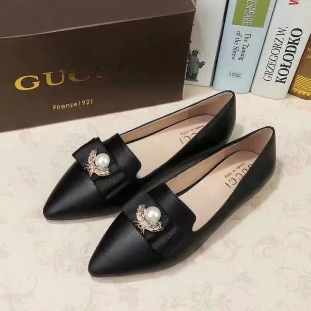 2017 gucci women shoes in Calfskin leather