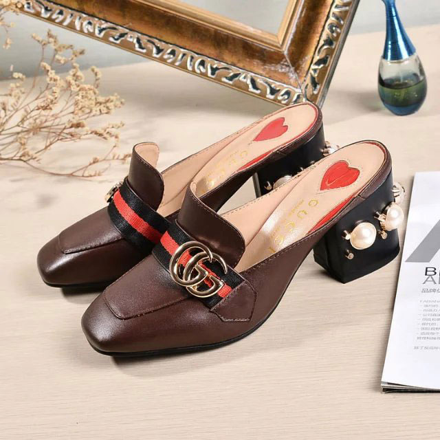 2017 gucci women shoes in Calfskin leather