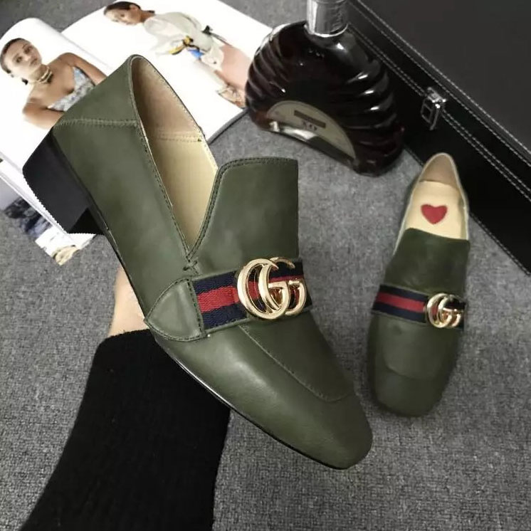 2017 gucci women shoes in Calfskin leather