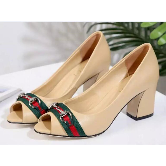 2017 gucci women shoes in Calfskin leather