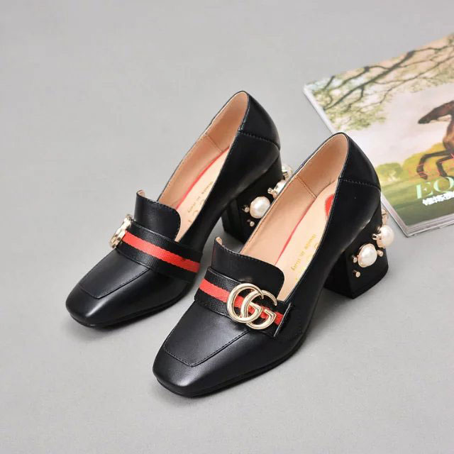 2017 gucci women shoes in Calfskin leather