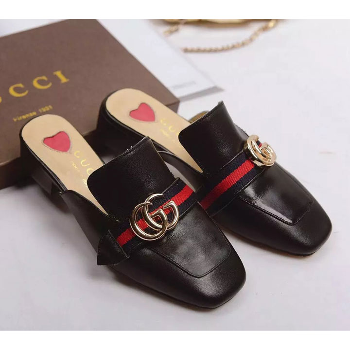 2017 gucci women shoes in Calfskin leather