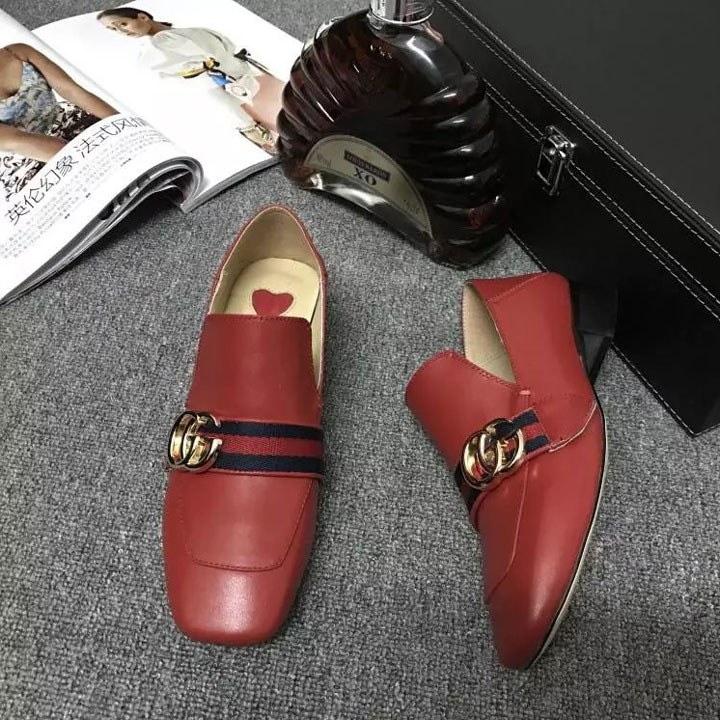 2017 gucci women shoes in Calfskin leather