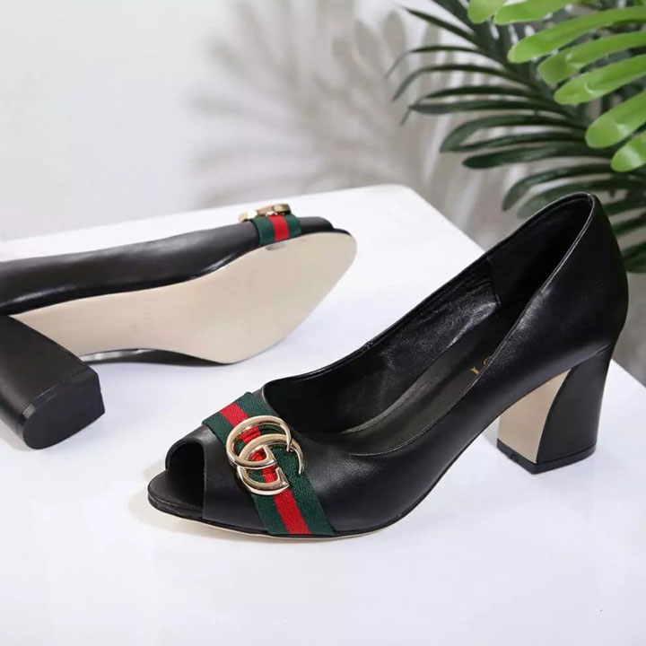 2017 gucci women shoes in Calfskin leather