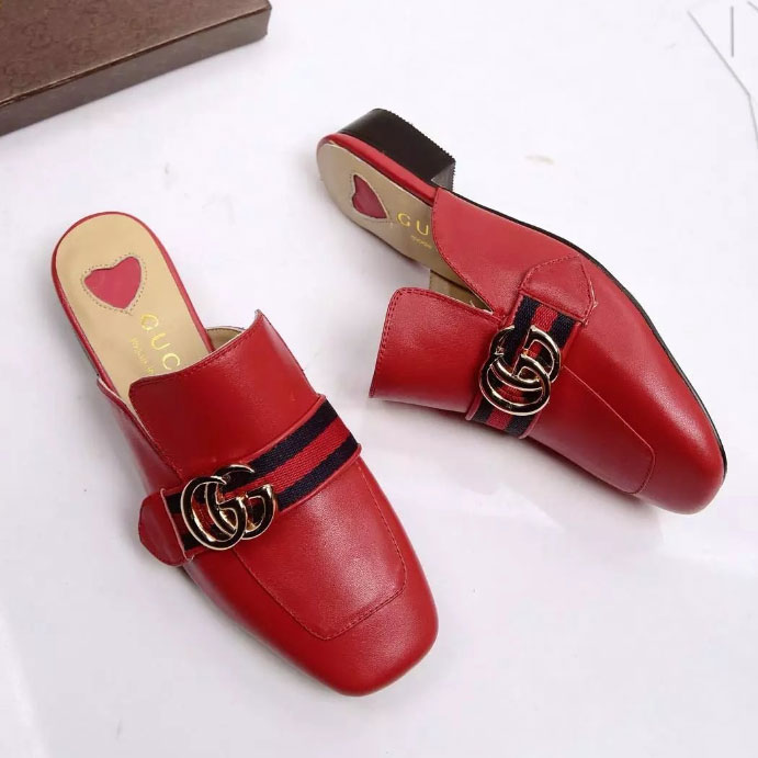 2017 gucci women shoes in Calfskin leather