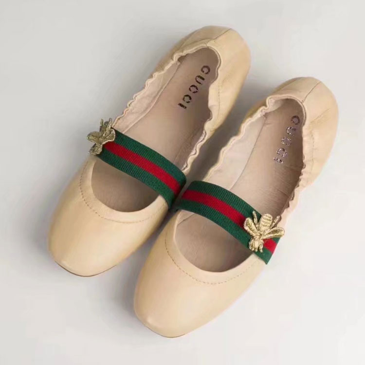 2017 gucci women shoes in Lambskin leather