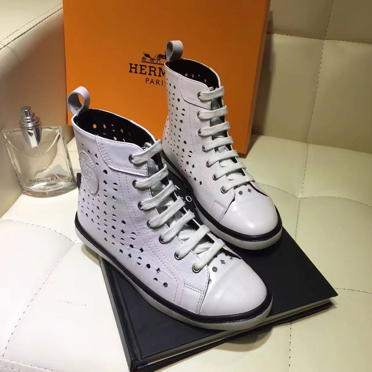 2017 hermes women Sneaker in Calfskin leather