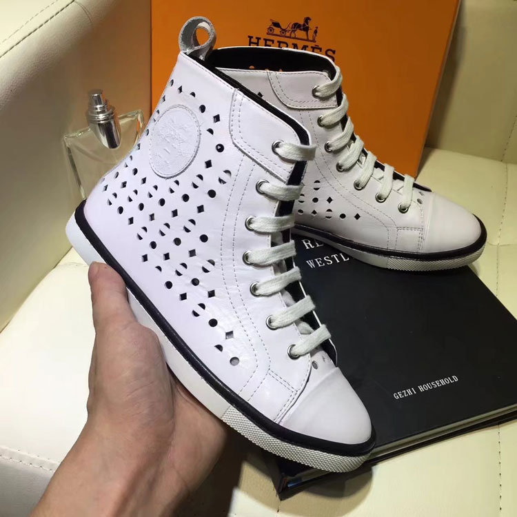 2017 hermes women Sneaker in Calfskin leather