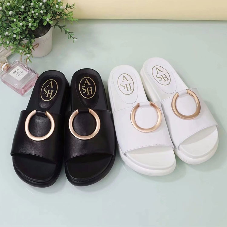 2018 ASH women Slippers in Calfskin