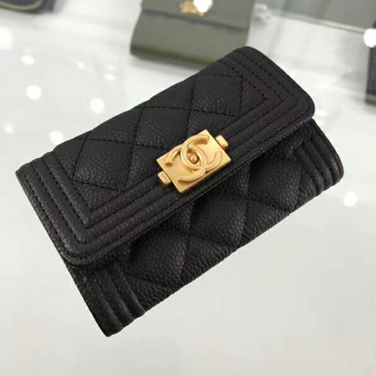 2018 BOY CHANEL Card Holder