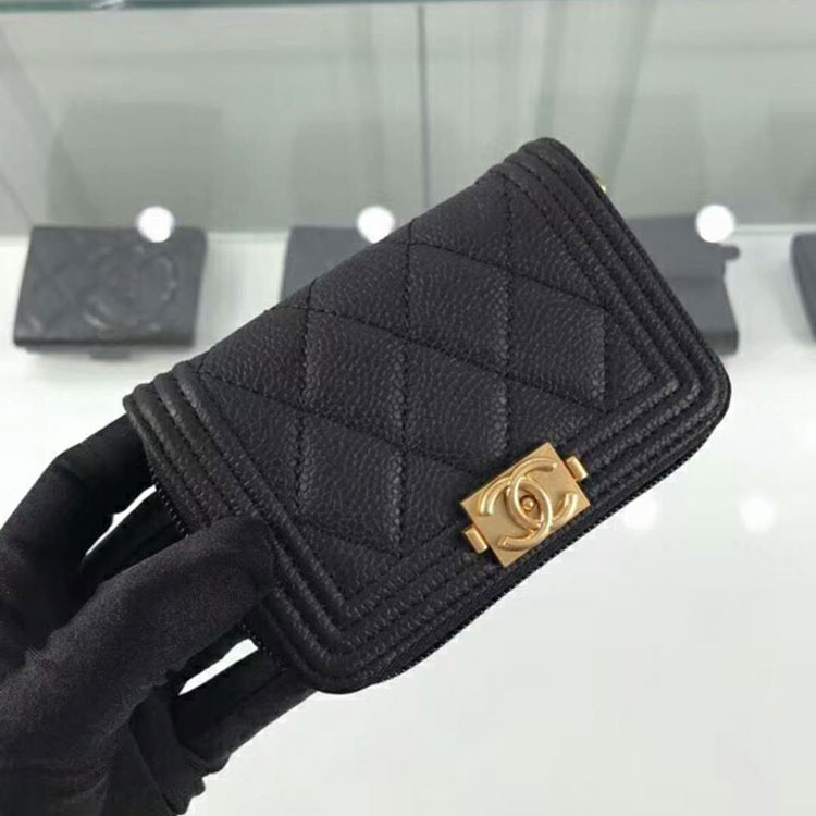 2018 BOY CHANEL Coin Purse