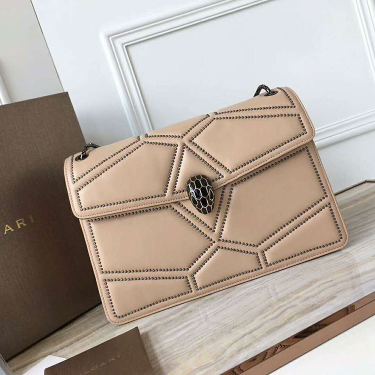 2018 BVLGARI Quilted Stardust Flap cover bag