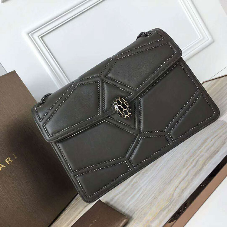 2018 BVLGARI Quilted Stardust Flap cover bag