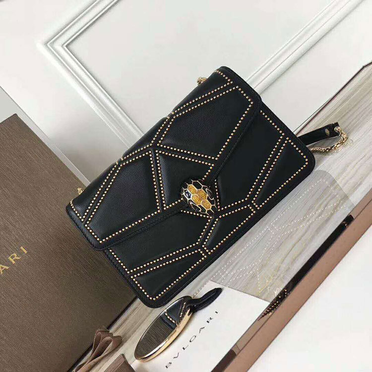 2018 BVLGARI Quilted Stardust Flap cover bag