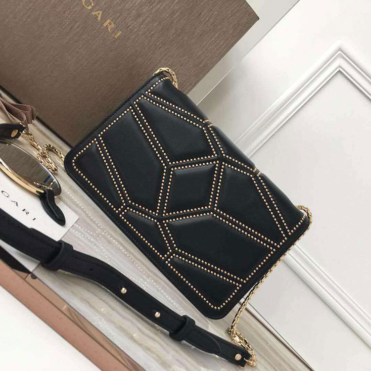 2018 BVLGARI Quilted Stardust Flap cover bag