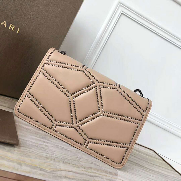 2018 BVLGARI Quilted Stardust Flap cover bag