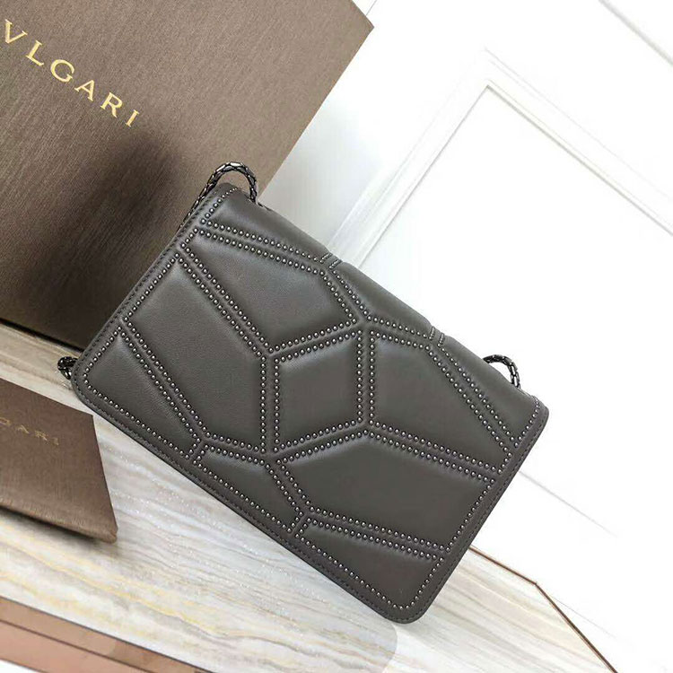 2018 BVLGARI Quilted Stardust Flap cover bag