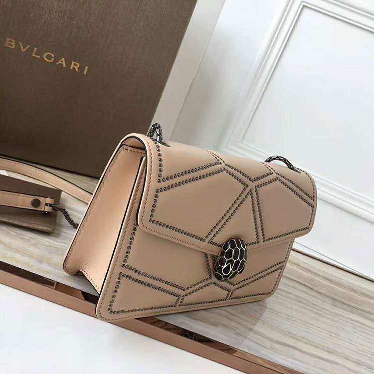 2018 BVLGARI Quilted Stardust Flap cover bag