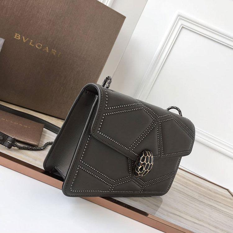 2018 BVLGARI Quilted Stardust Flap cover bag