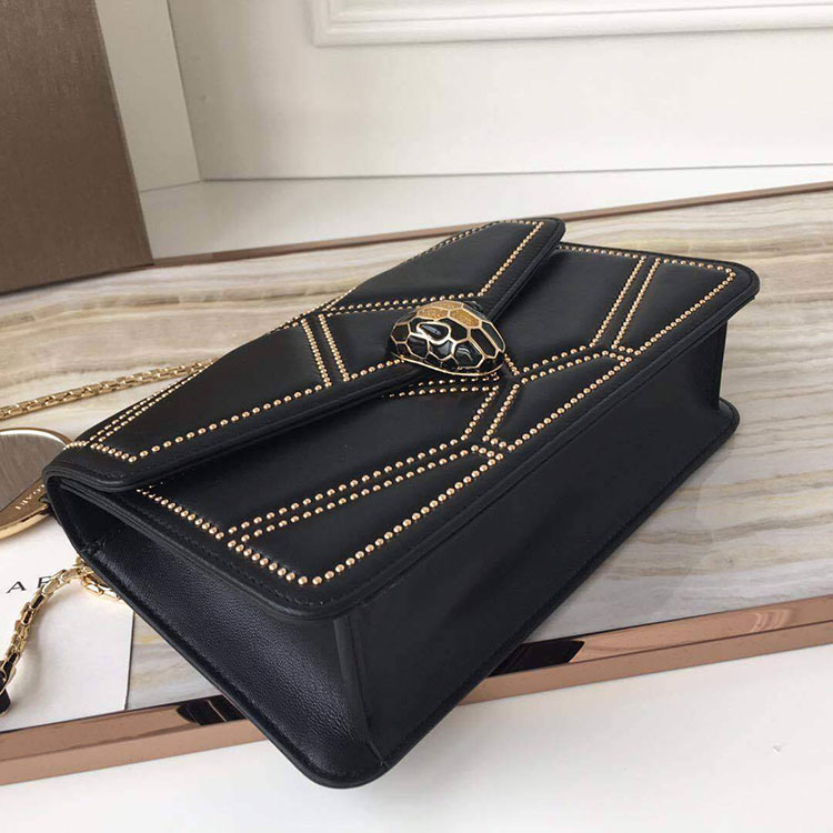 2018 BVLGARI Quilted Stardust Flap cover bag