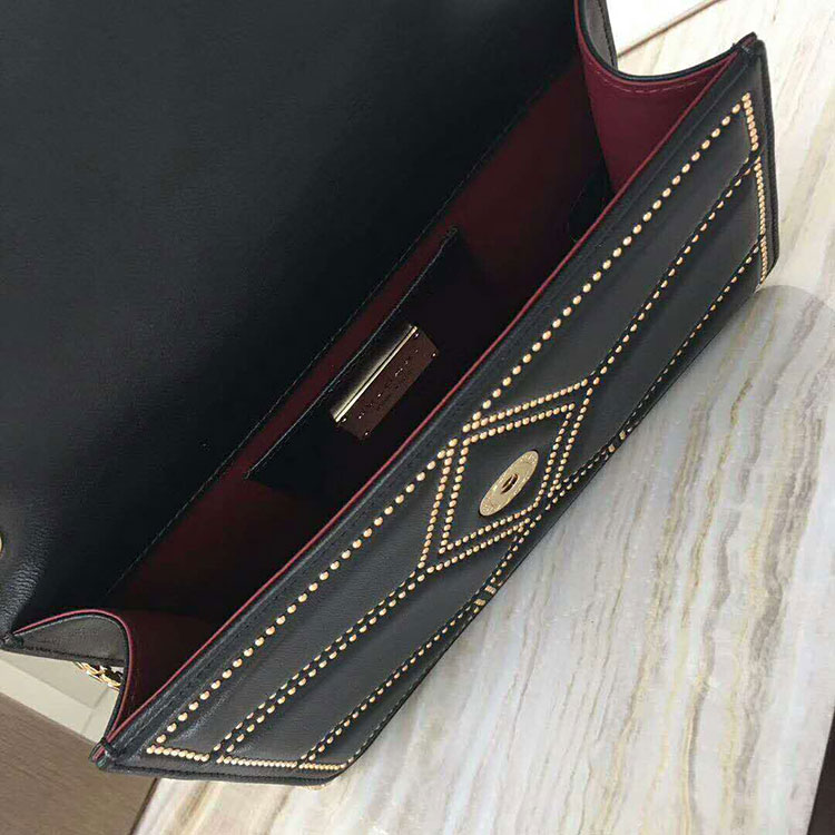 2018 BVLGARI Quilted Stardust Flap cover bag