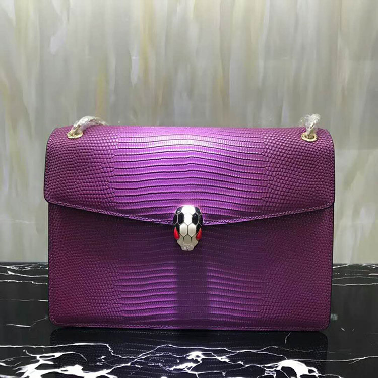 2018 BVLGARI Serpenti Forever flap cover bag