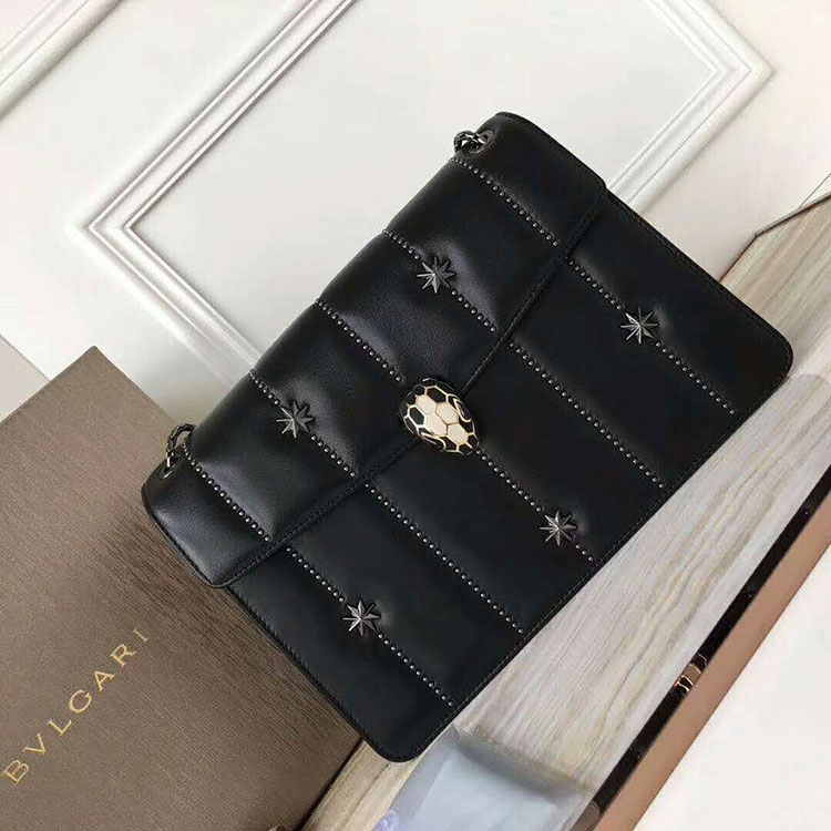 2018 BVLGARI Serpenti Forever flap cover bag