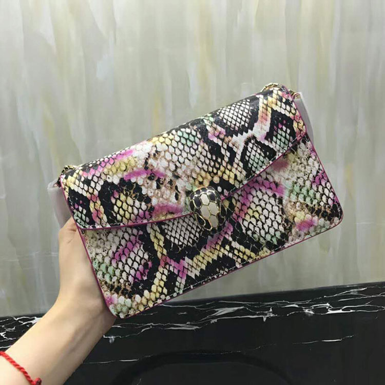 2018 BVLGARI Serpenti Forever flap cover bag