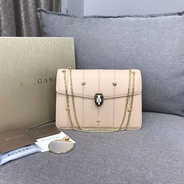 2018 BVLGARI Serpenti Forever flap cover bag