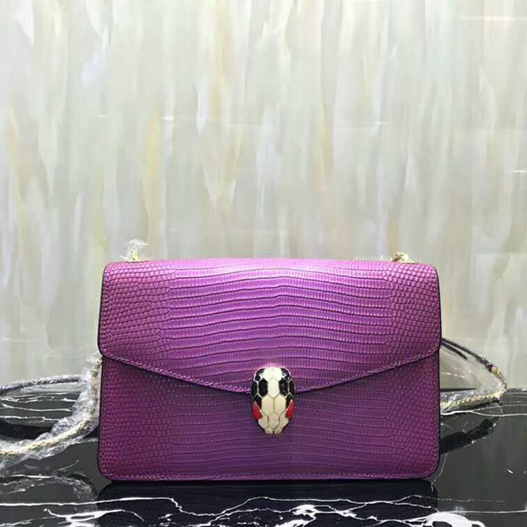 2018 BVLGARI Serpenti Forever flap cover bag