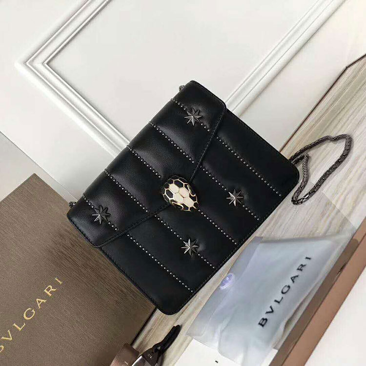 2018 BVLGARI Serpenti Forever flap cover bag