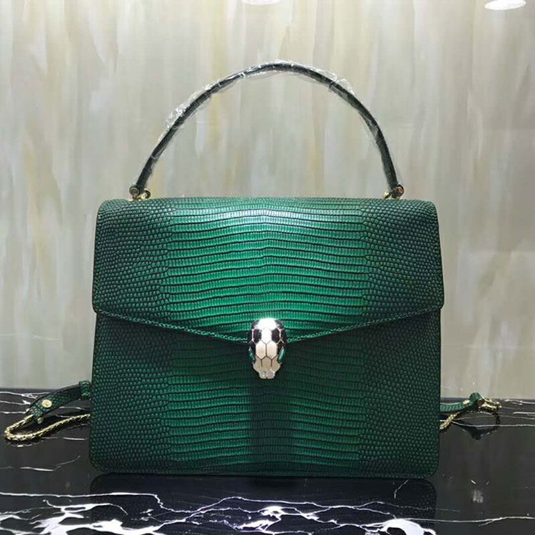 2018 BVLGARI Serpenti Forever flap cover bag