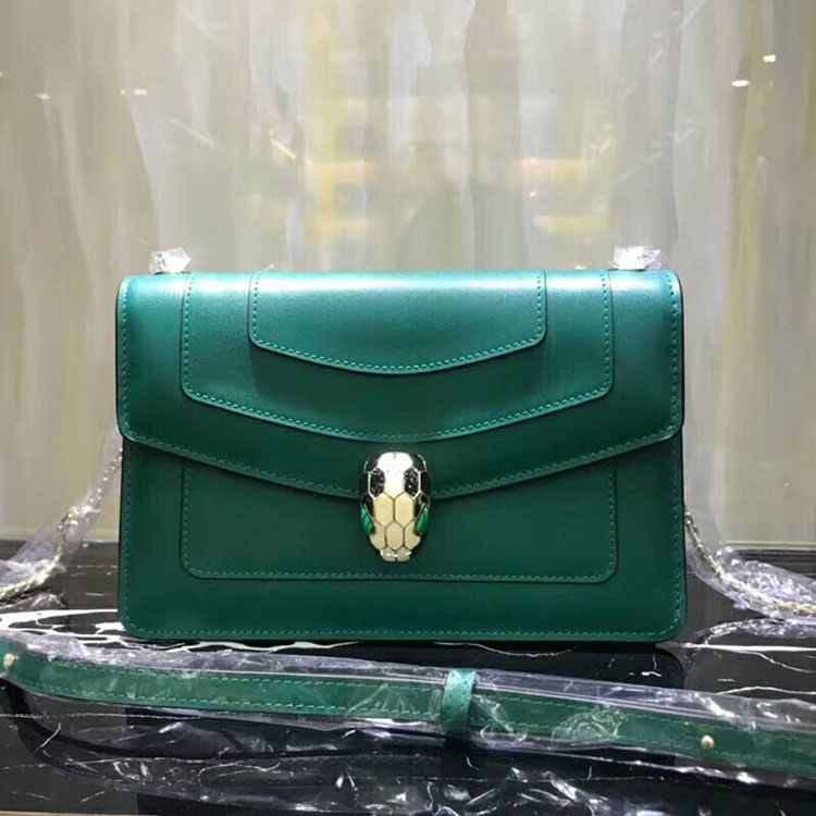 2018 BVLGARI Serpenti Forever flap cover bag