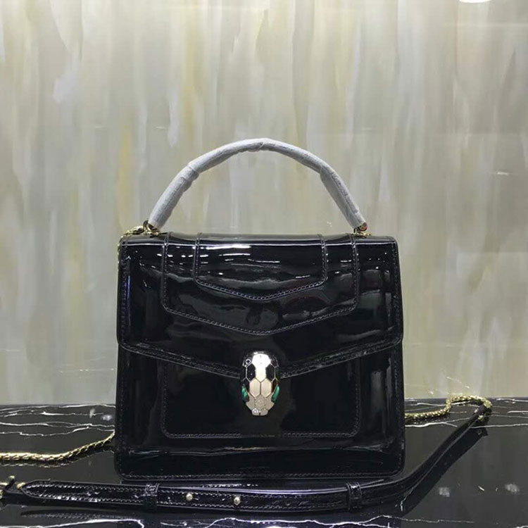 2018 BVLGARI Serpenti Forever flap cover bag