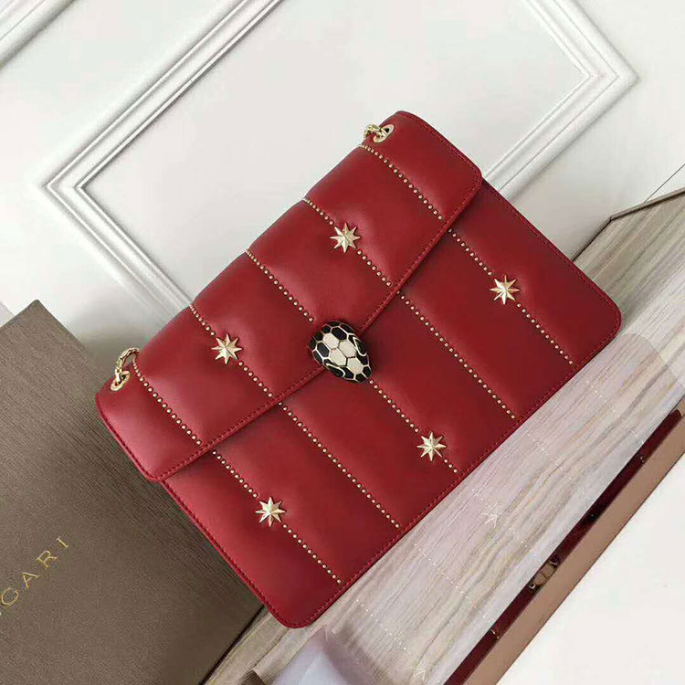 2018 BVLGARI Serpenti Forever flap cover bag