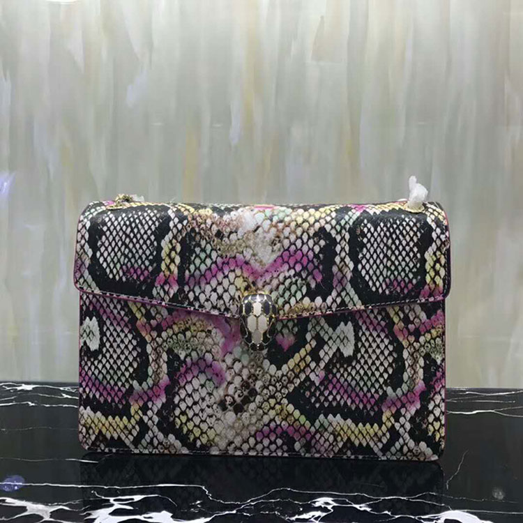 2018 BVLGARI Serpenti Forever flap cover bag