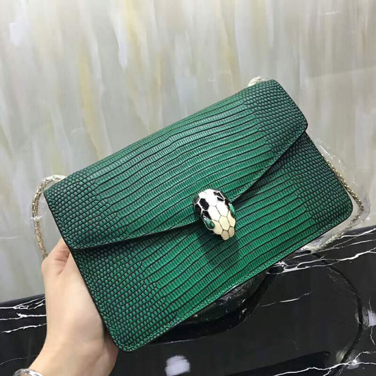 2018 BVLGARI Serpenti Forever flap cover bag