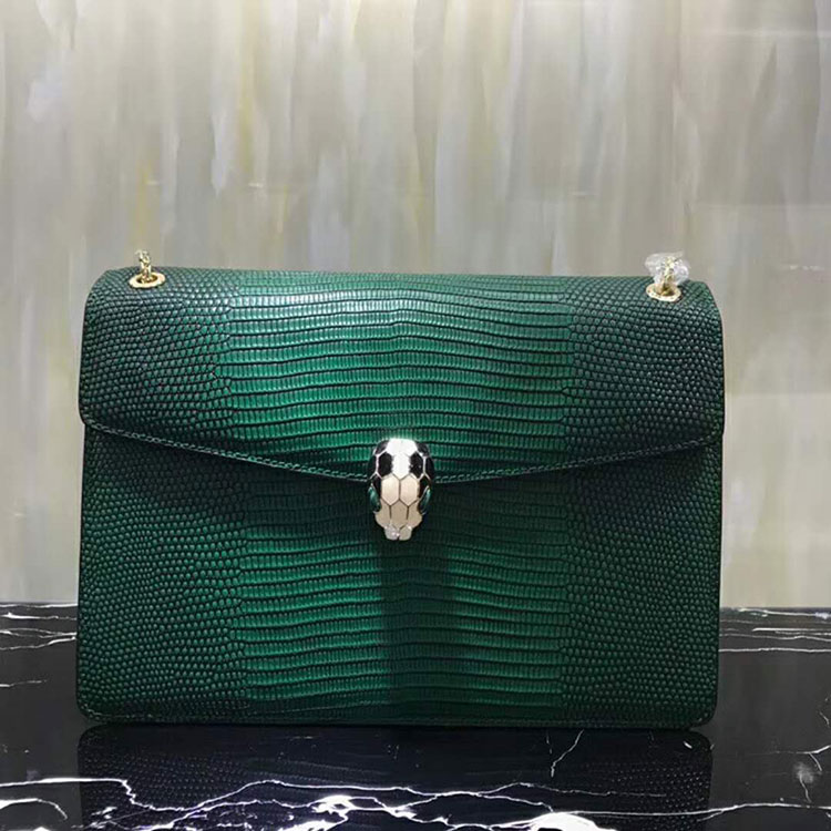 2018 BVLGARI Serpenti Forever flap cover bag