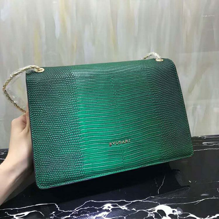 2018 BVLGARI Serpenti Forever flap cover bag