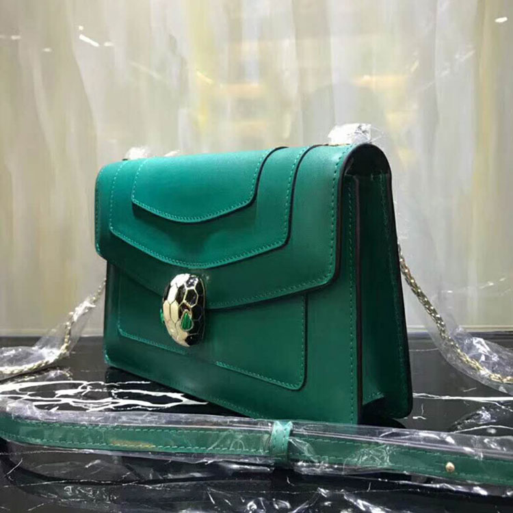 2018 BVLGARI Serpenti Forever flap cover bag