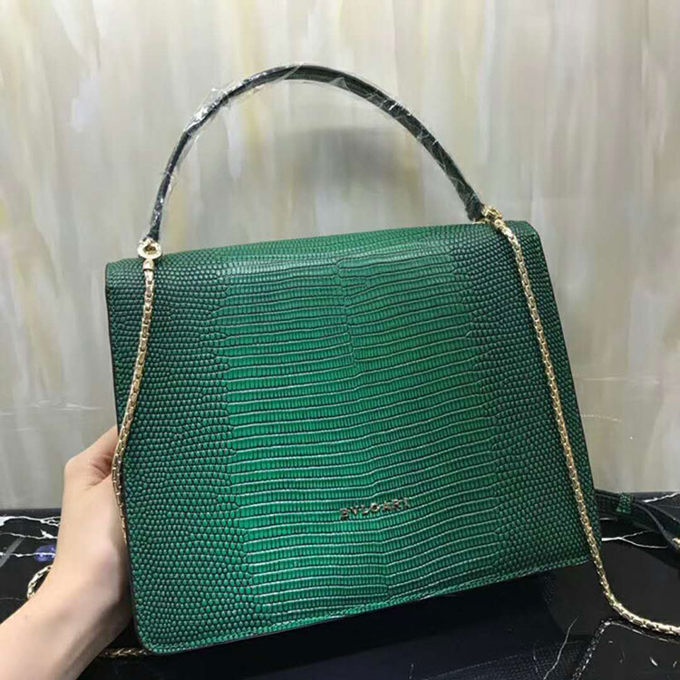 2018 BVLGARI Serpenti Forever flap cover bag