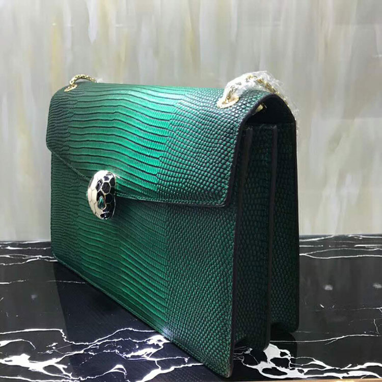 2018 BVLGARI Serpenti Forever flap cover bag