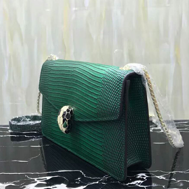 2018 BVLGARI Serpenti Forever flap cover bag