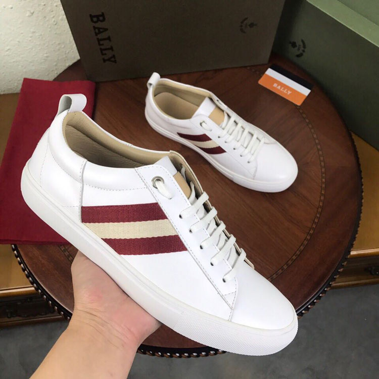 2018 Bally Sneakers shoes in Calfskin leather