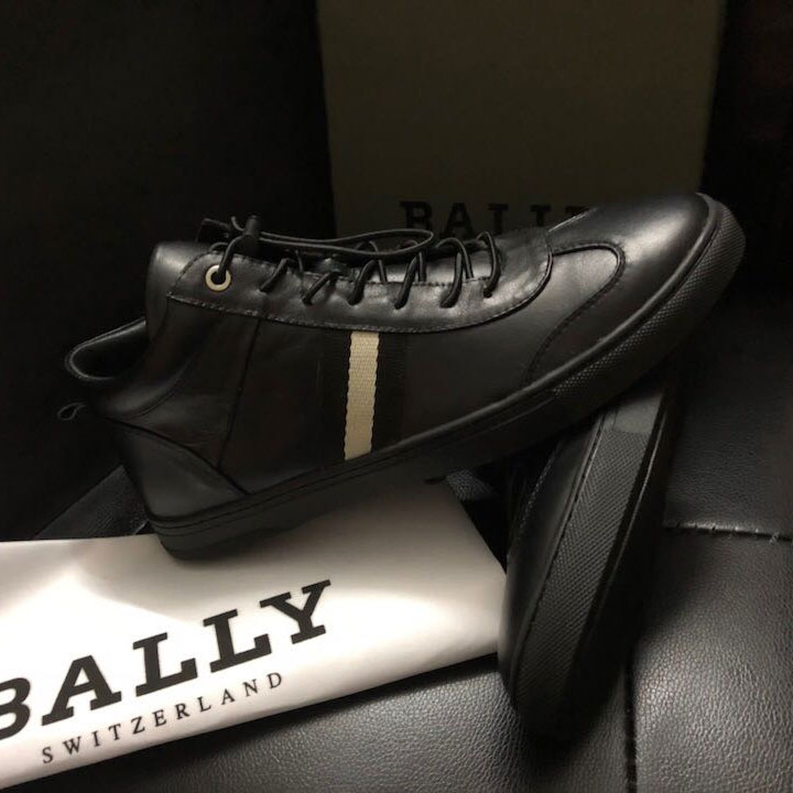 2018 Bally Sneakers shoes in Calfskin leather